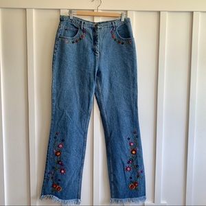 Vintage Thrifted Carole Little jeans!